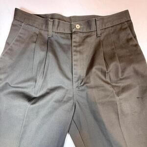 Wrangler Men's Dark Khaki/Brown Dress Pants
